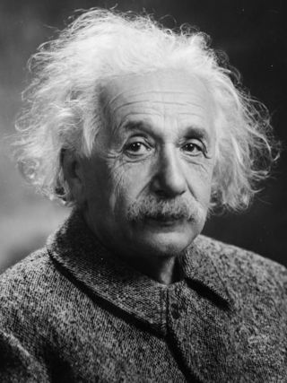 Albert Einstein en 1947. Fotografía de Orren Jack Turner.  Biblioteca del Congreso.